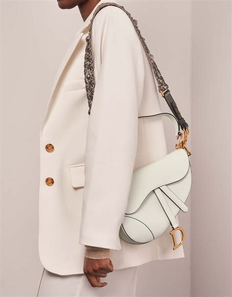 white dior saddle bag with strap|dior saddle bag price 2020.